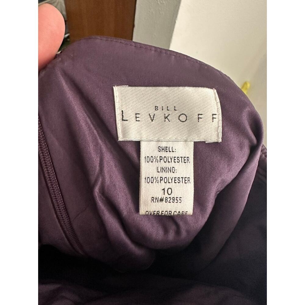 BILL LEVKOFF Girls Purple Bridesmaid Dress | Size 10 - Picture 4 of 4